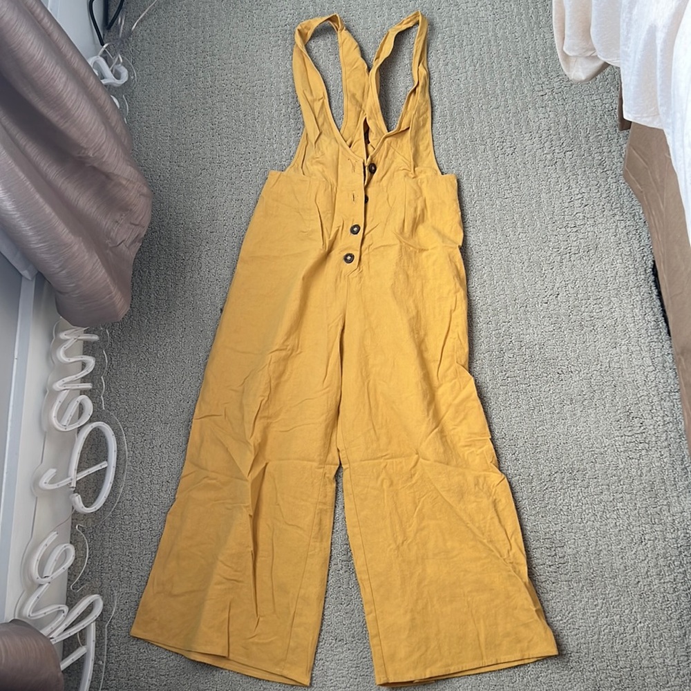 Yellow boutique jumpsuit